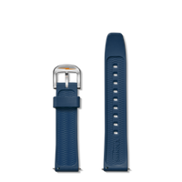 20mm Midnight Blue Rubber Watch Strap - Midnight Blue