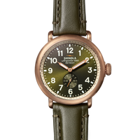 Bronze Runwell Watch - Dark Olive