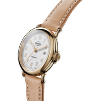 Runwell Automatic Watch - Natural Leather Strap