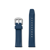 20mm Midnight Blue Rubber Watch Strap - Midnight Blue