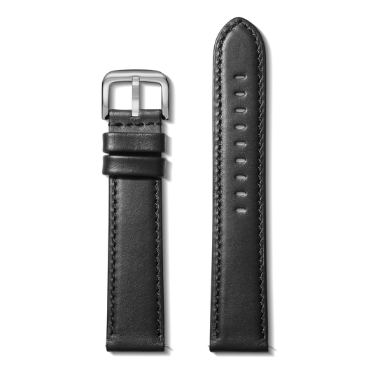 QR Strap: 22/20 XL Aniline, RR Classic, PoSS - Black