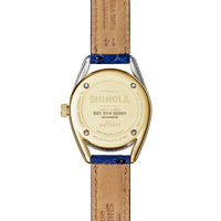 Diamond Derby Watch - Sapphire Alligator Strap