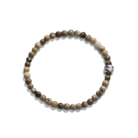 4mm Beaded Petoskey Bracelet - Petoskey