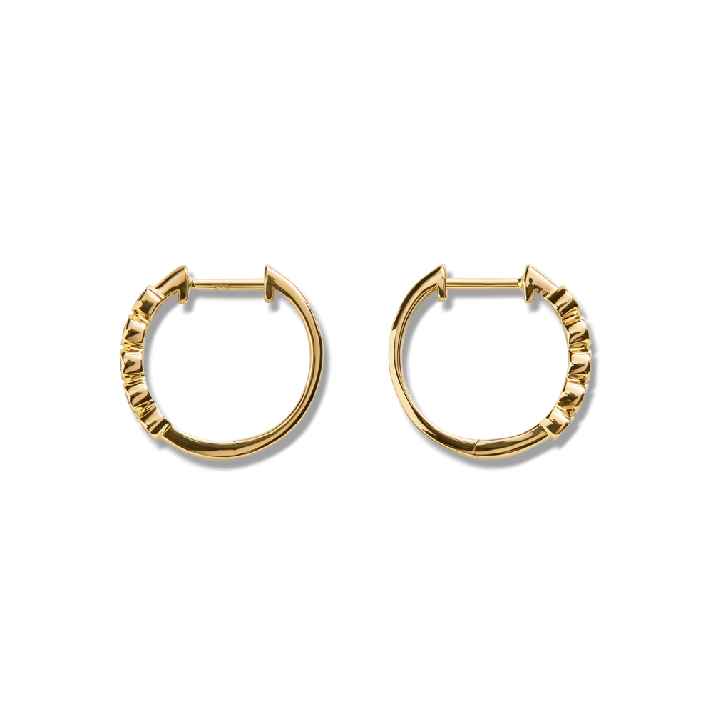 Desert Diamond Huggie Earrings