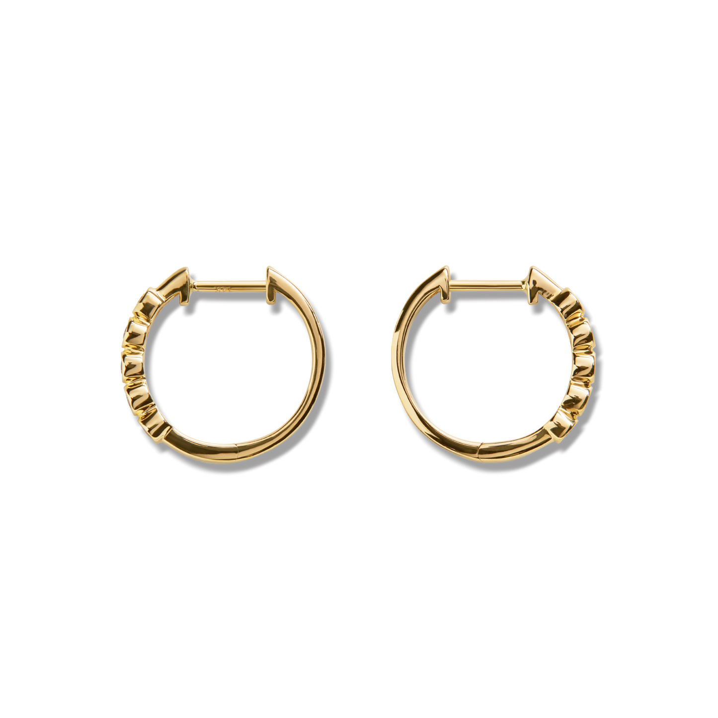 Desert Diamond Huggie Earrings