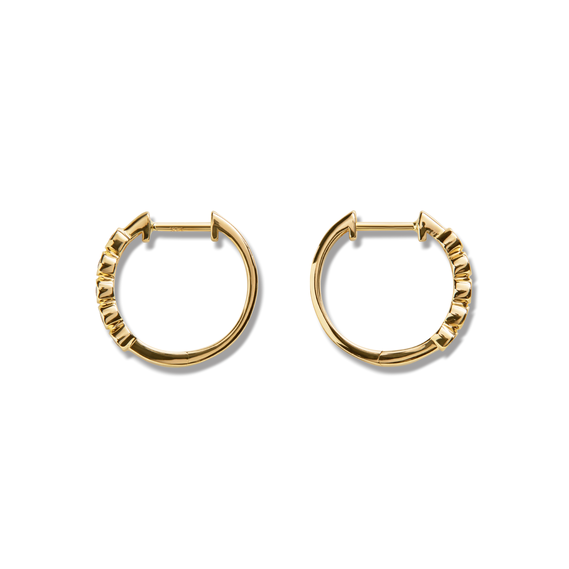 Desert Diamond Huggie Earrings