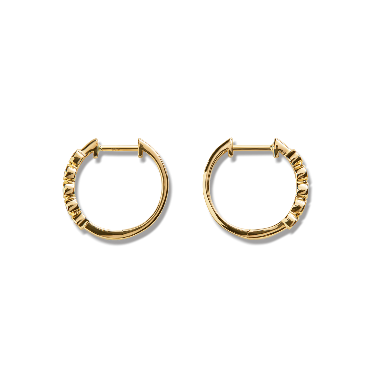 Desert Diamond Huggie Earrings