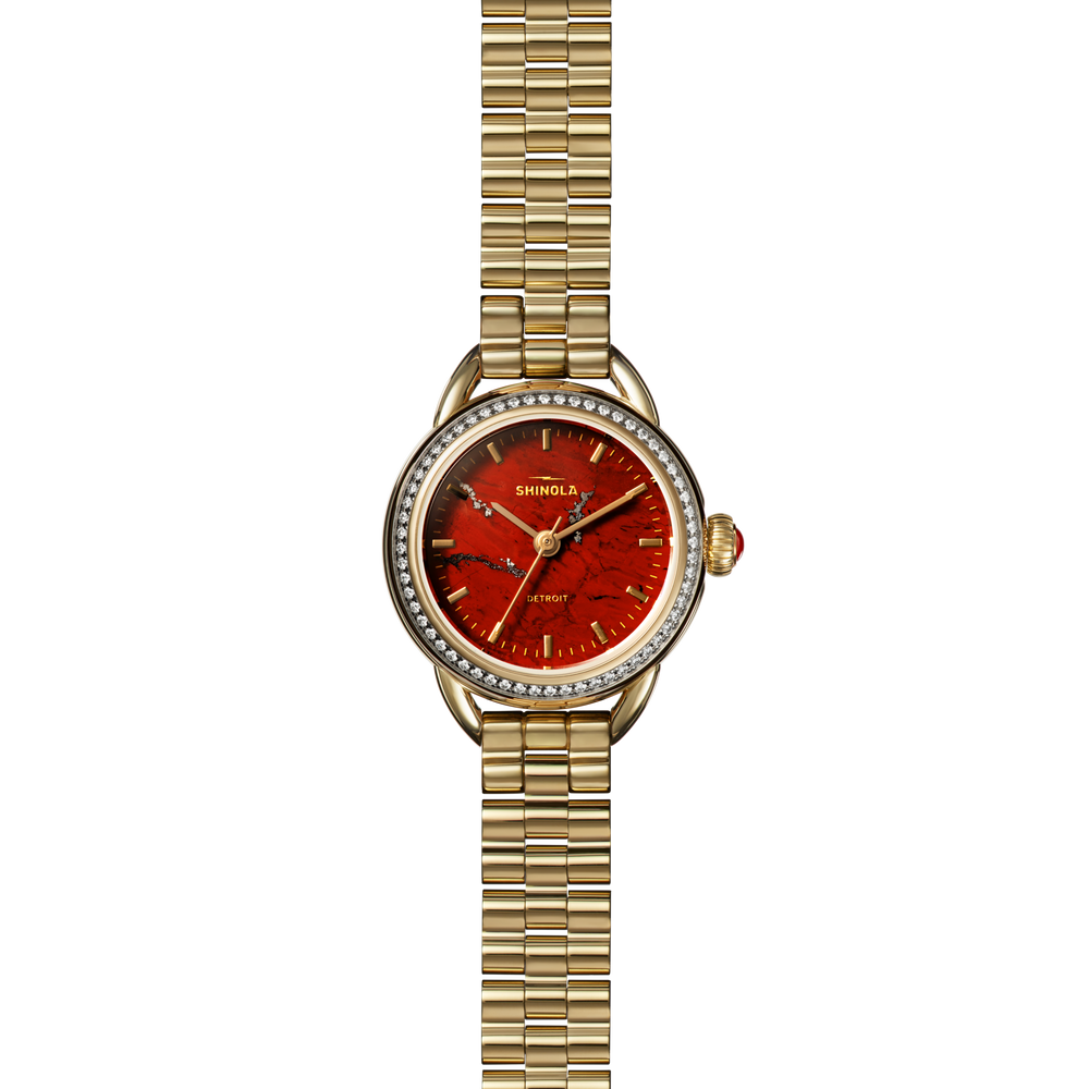 Gilda Radner Runabout Watch - Red Jasper