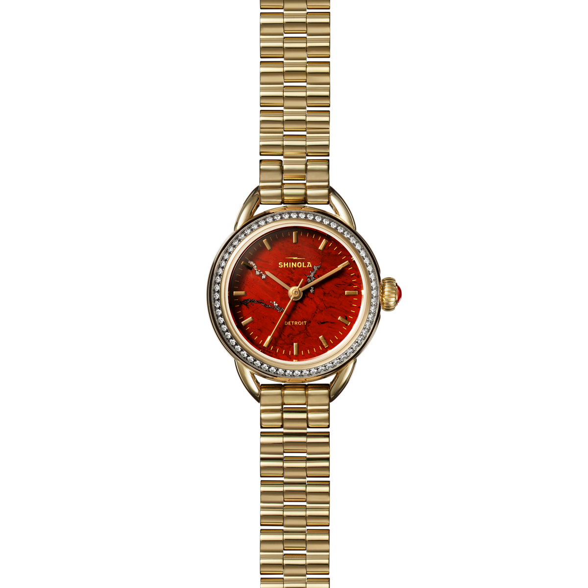 Gilda Radner Runabout Watch - Red Jasper