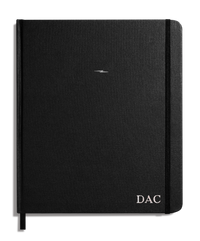 Large Hard Plain Sketchbook - Black