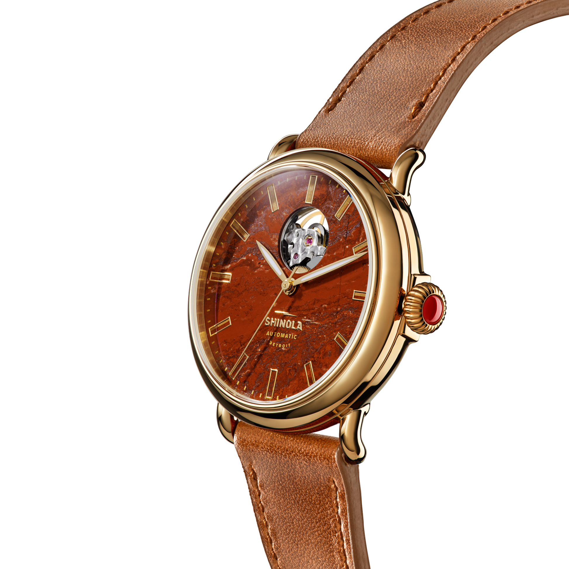 Gilda Radner Runwell Automatic Watch - Red Jasper