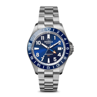 Monster GMT Automatic Watch - Navy