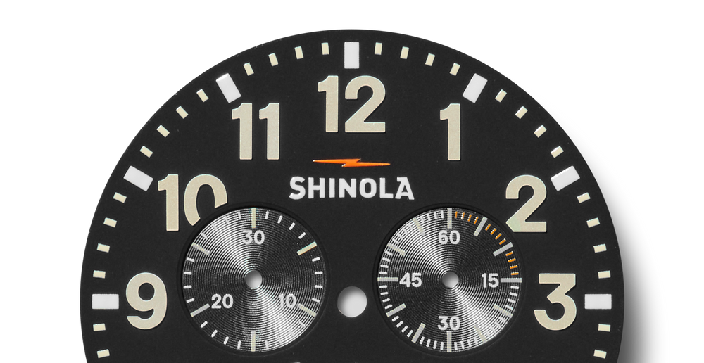 Runwell Chronograph Watch - Black