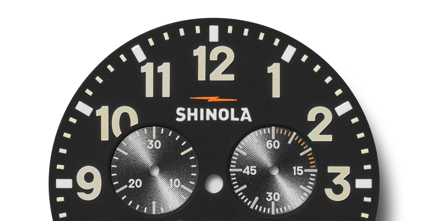 Runwell Chronograph Watch - Black