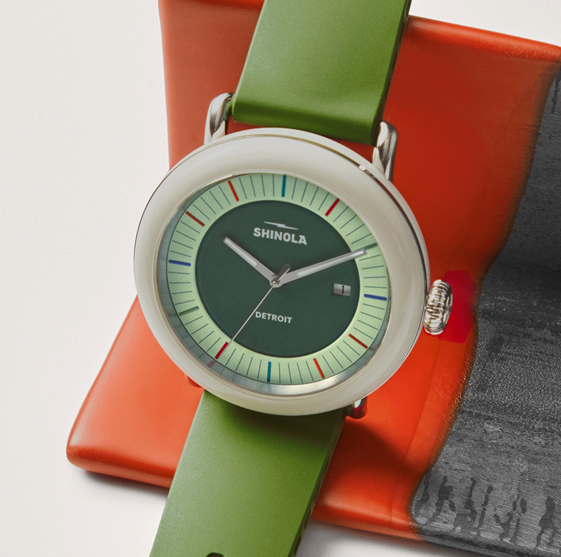 Detrola Watch - Deep Olive