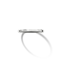 2mm Round White Gold Band