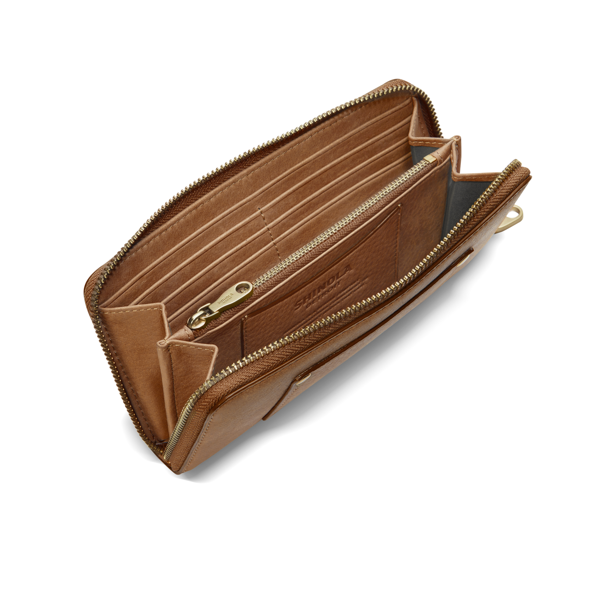Pocket Zip Wallet - Tan