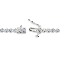 1 Carat 7" Diamond Tennis Bracelet - White Gold
