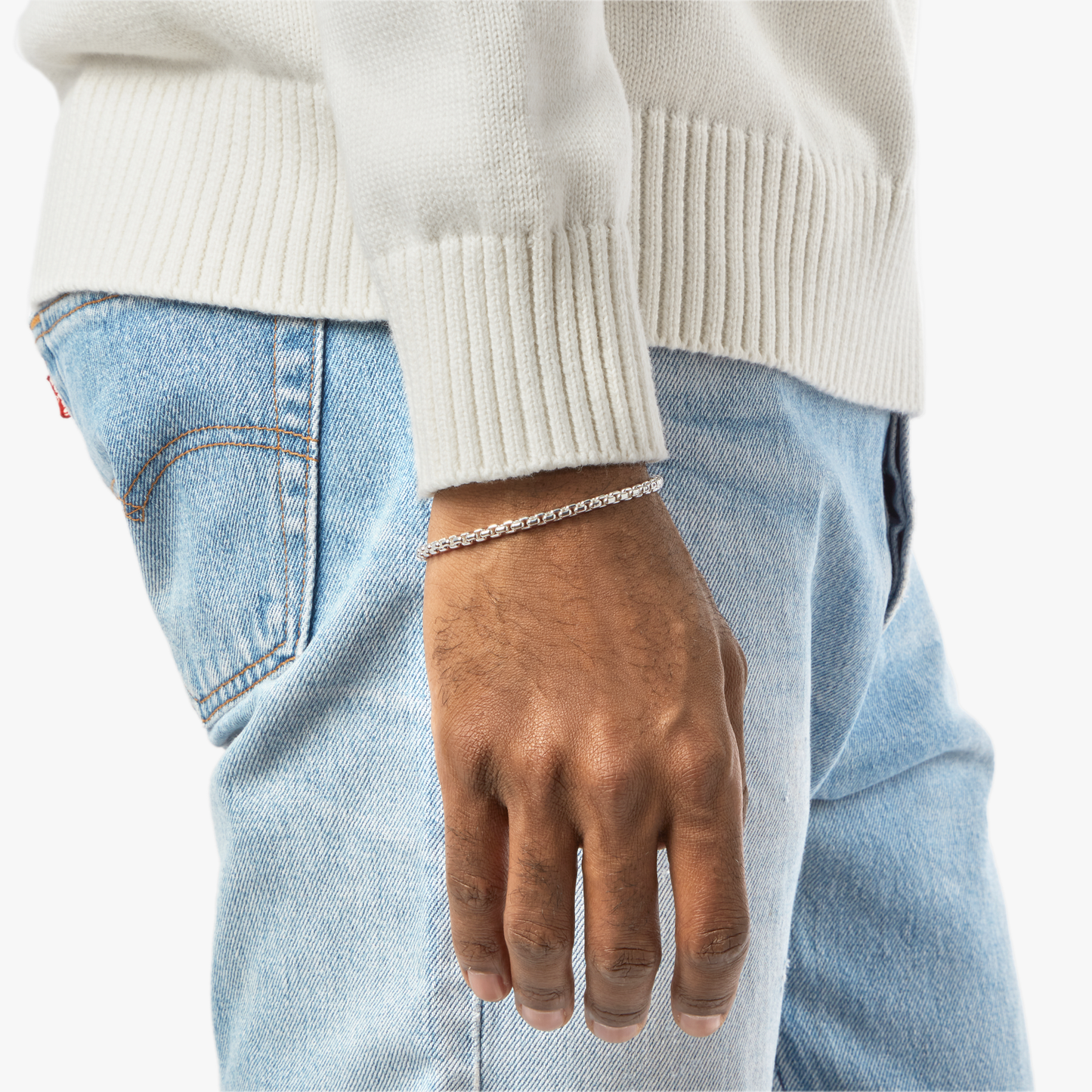 4mm Box Chain Bracelet