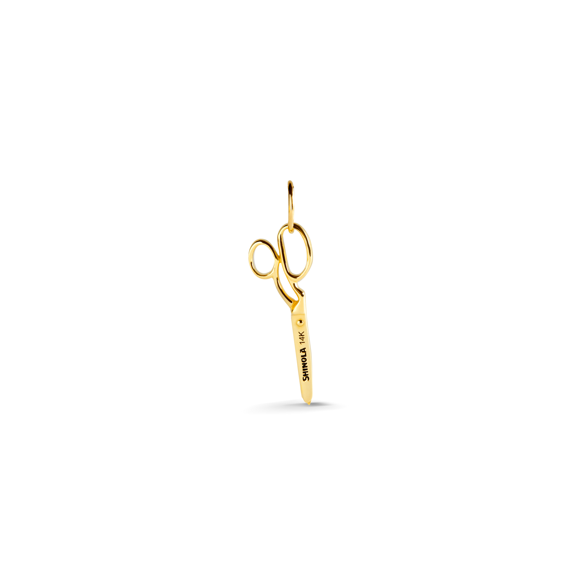 Scissors Charm - Yellow Gold