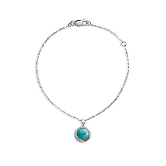 Heirloom Turquoise Charm Bracelet