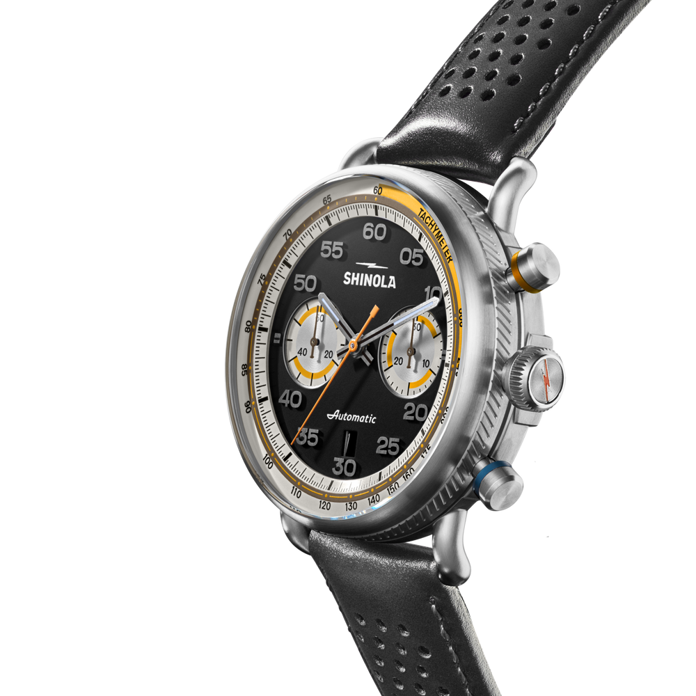 Canfield Speedway Open Road Automatic Chronograph Watch - Black Canfield Speedway Open Road Automatic Chronograph Watch - Black