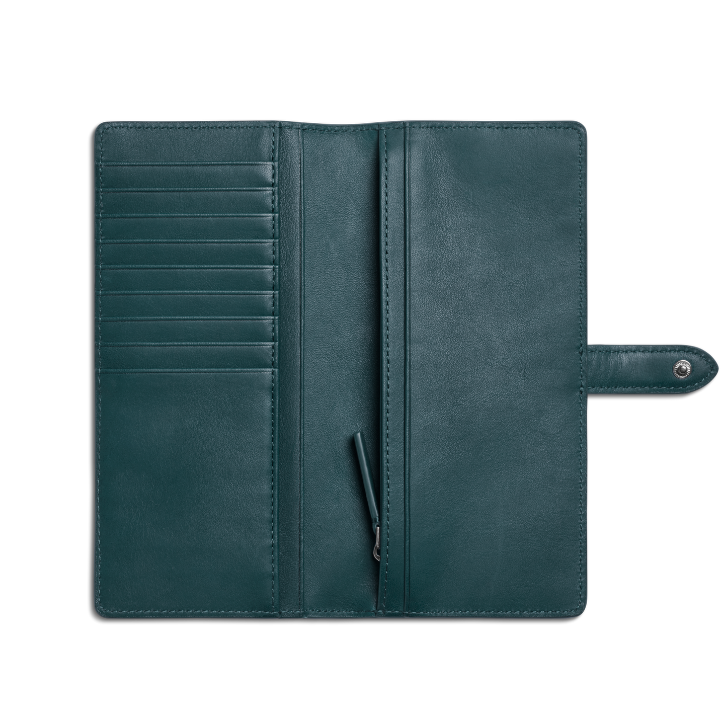 Continental Snap Wallet - Emerald
