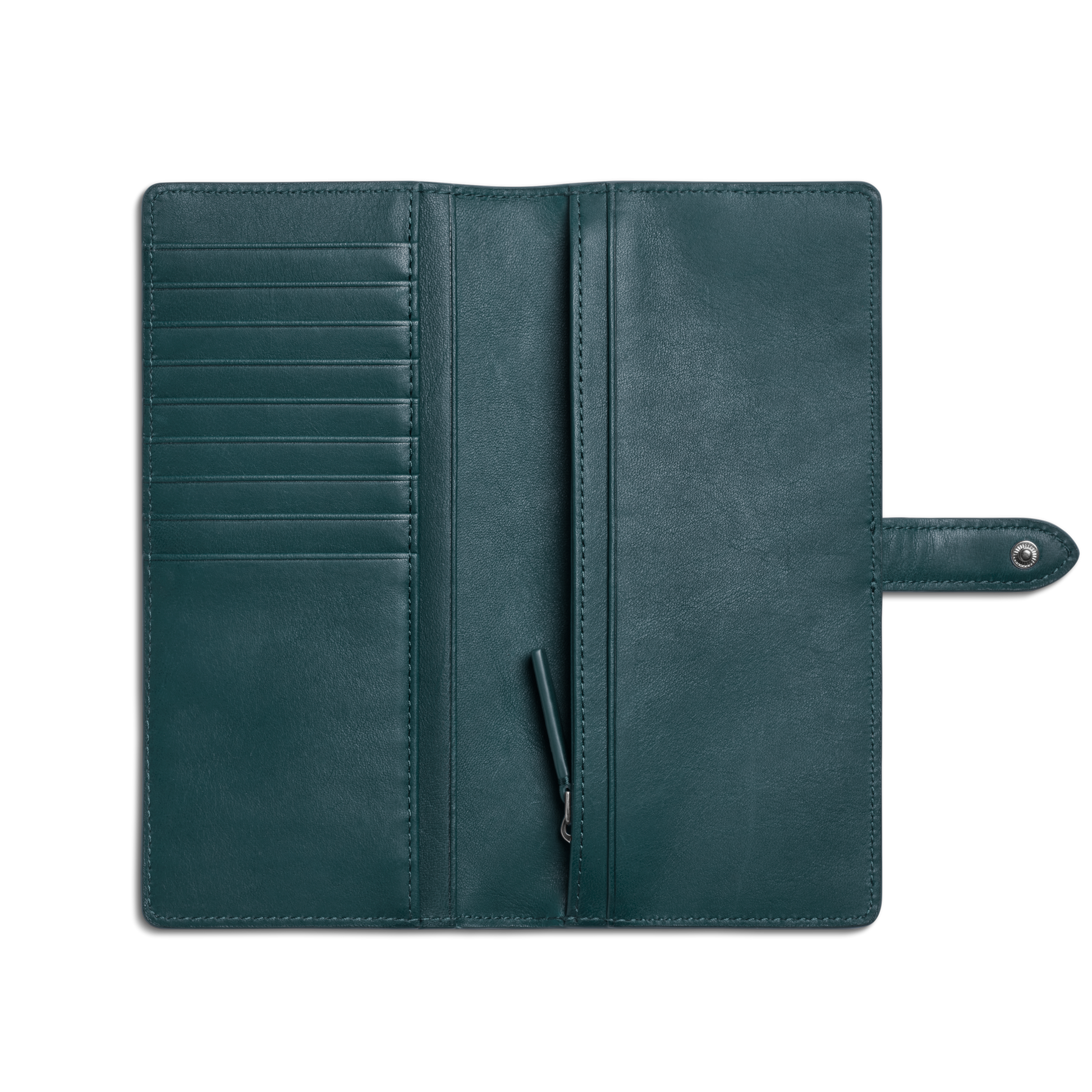 Continental Snap Wallet - Emerald