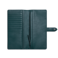 Continental Snap Wallet - Emerald