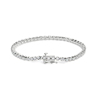 2 Carat 7" Diamond Tennis Bracelet - White Gold