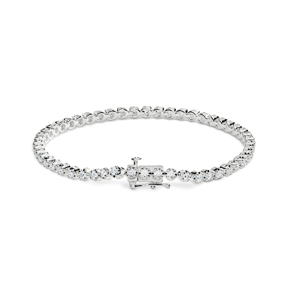 1.84 Carat 6.5" Diamond Tennis Bracelet - White Gold