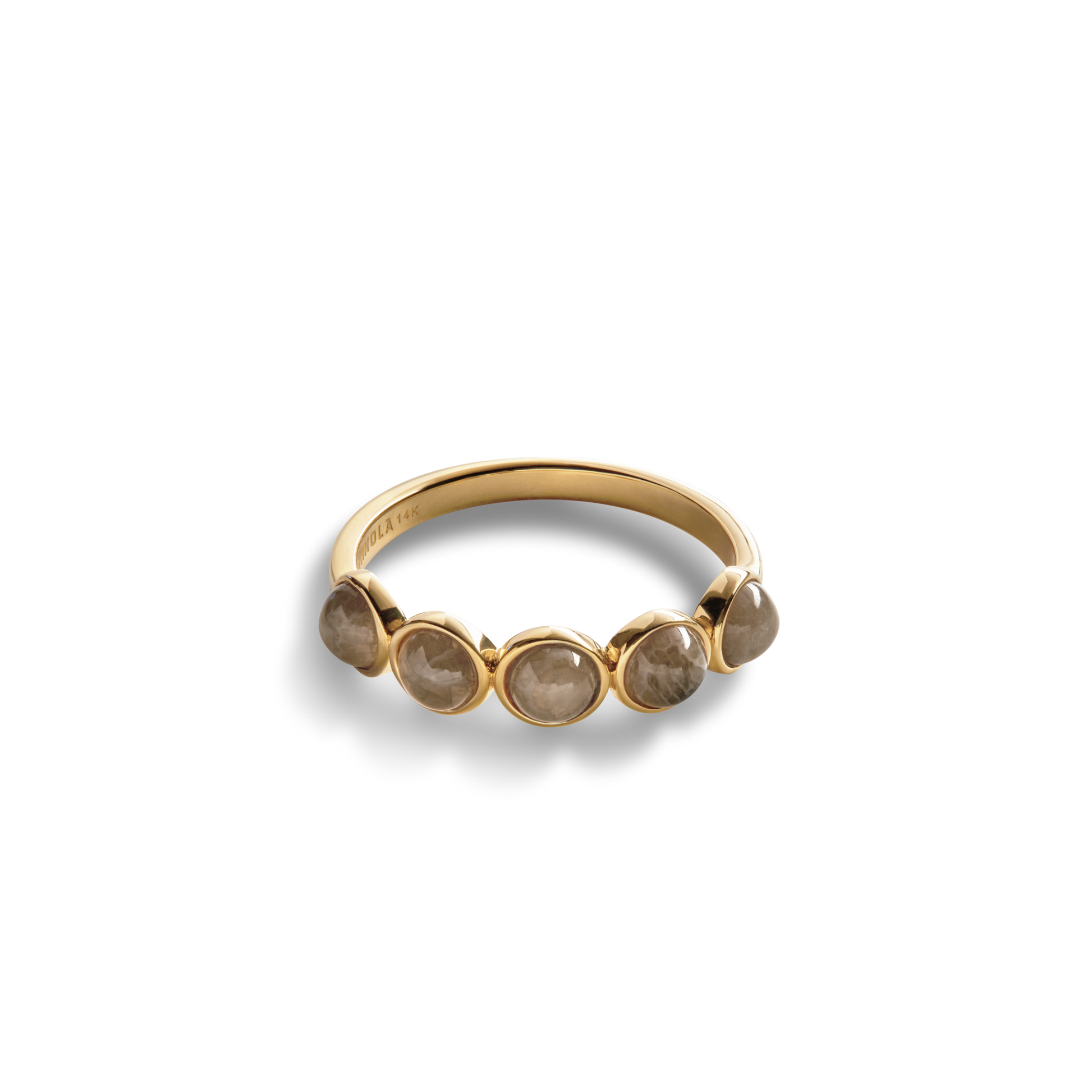 5 Bead Petoskey Ring