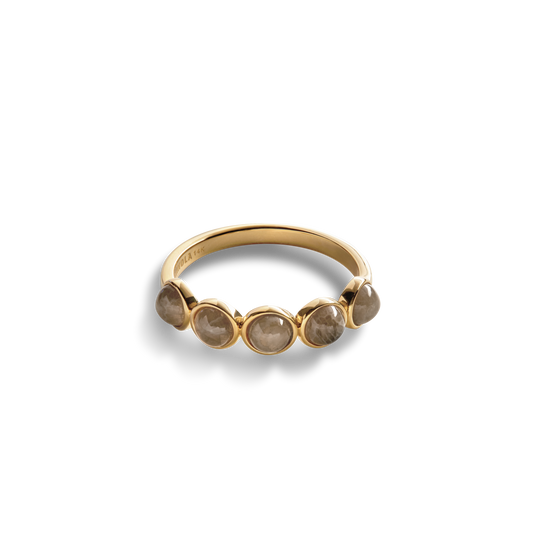 5 Bead Petoskey Ring