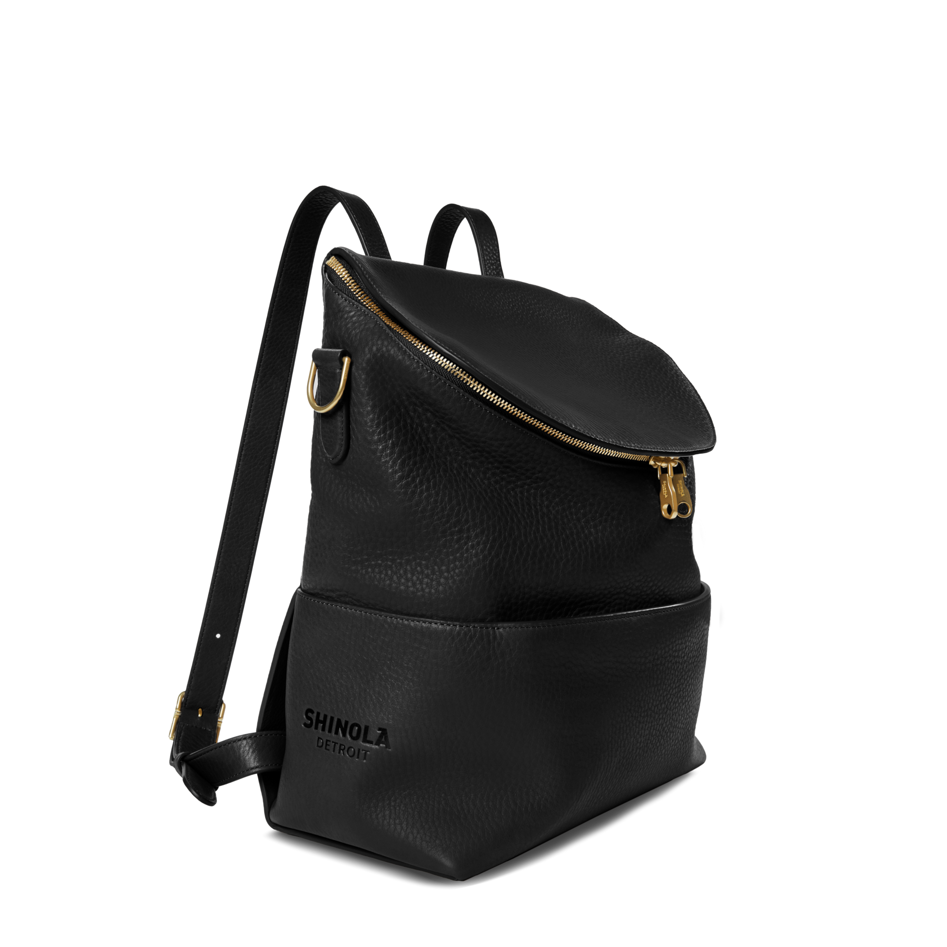 convertible black leather backpack Convertible Pocket Backpack