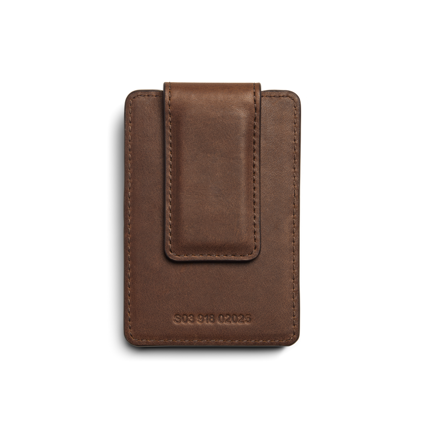 Shinola | Men's Magnetic Money Clip Card Holder - Medium | Brown