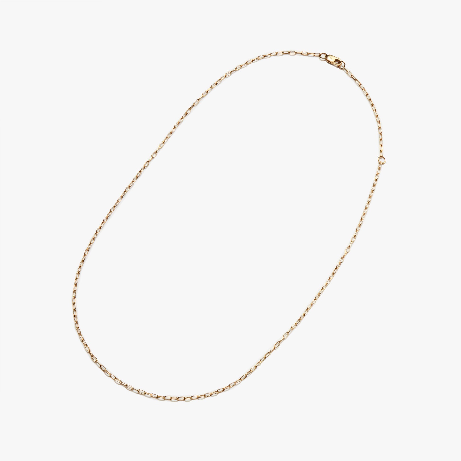 Large Oval Link Necklace - Yellow Gold