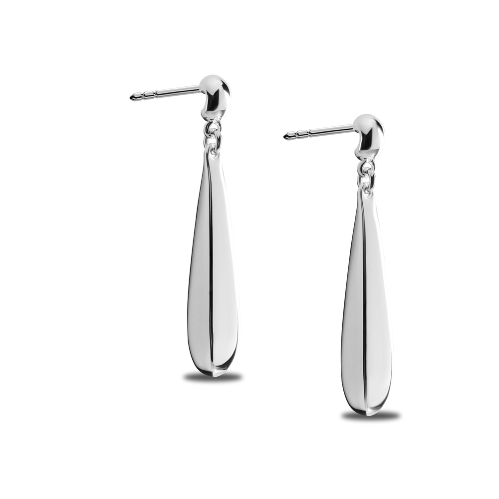 Elongated Teardrop Earrings
