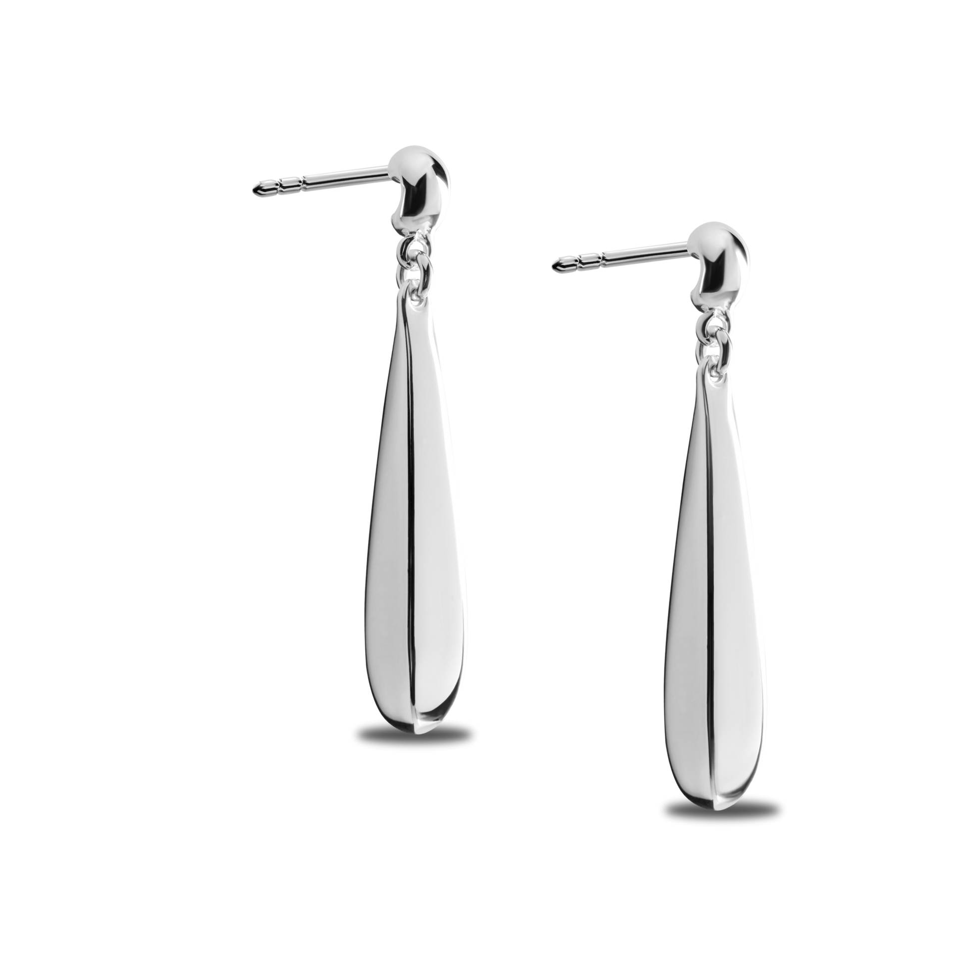 Elongated Teardrop Earrings