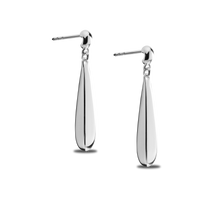 Elongated Teardrop Earrings