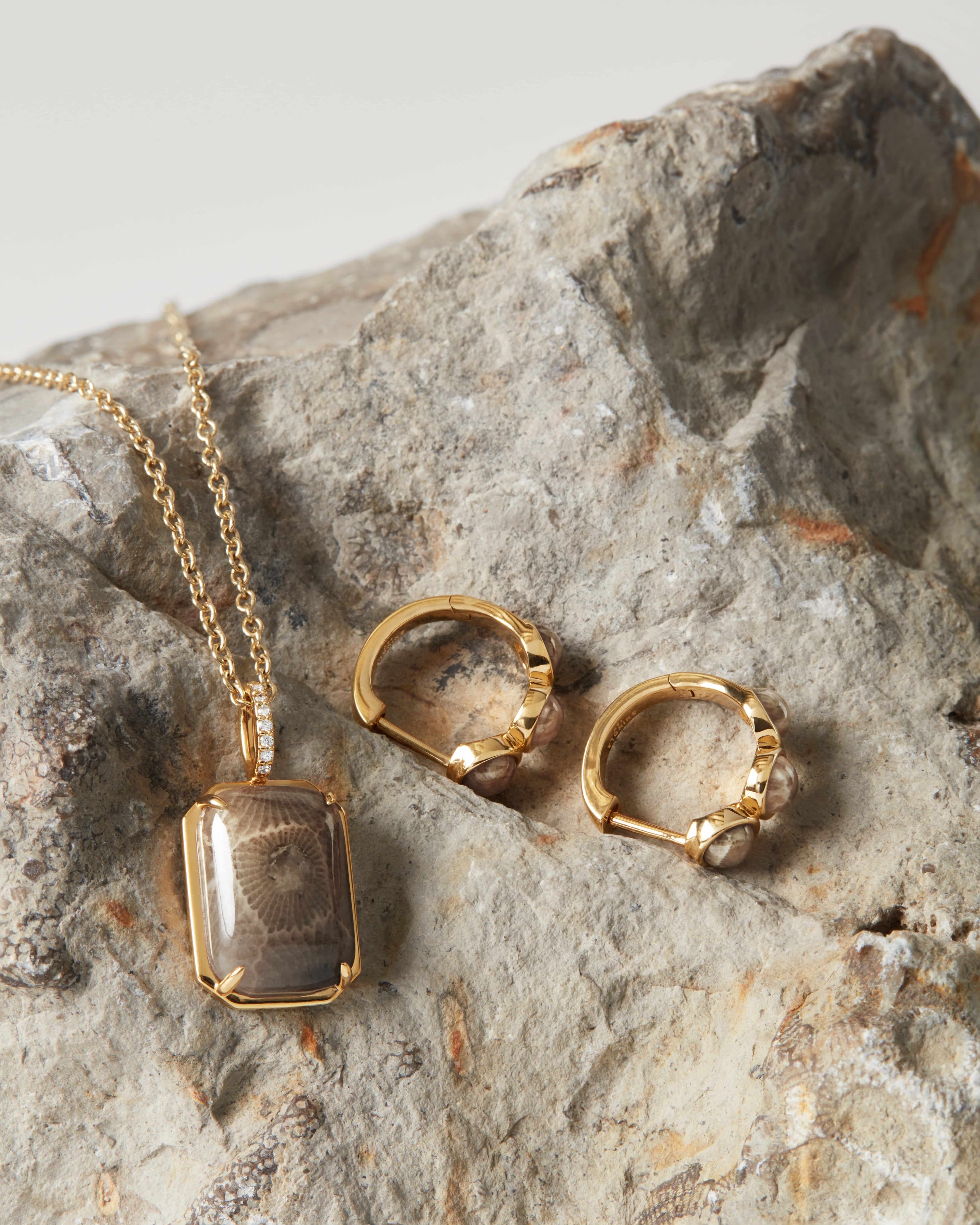 Shinola Detroit Petoskey Stone watches and handcrafted jewelry