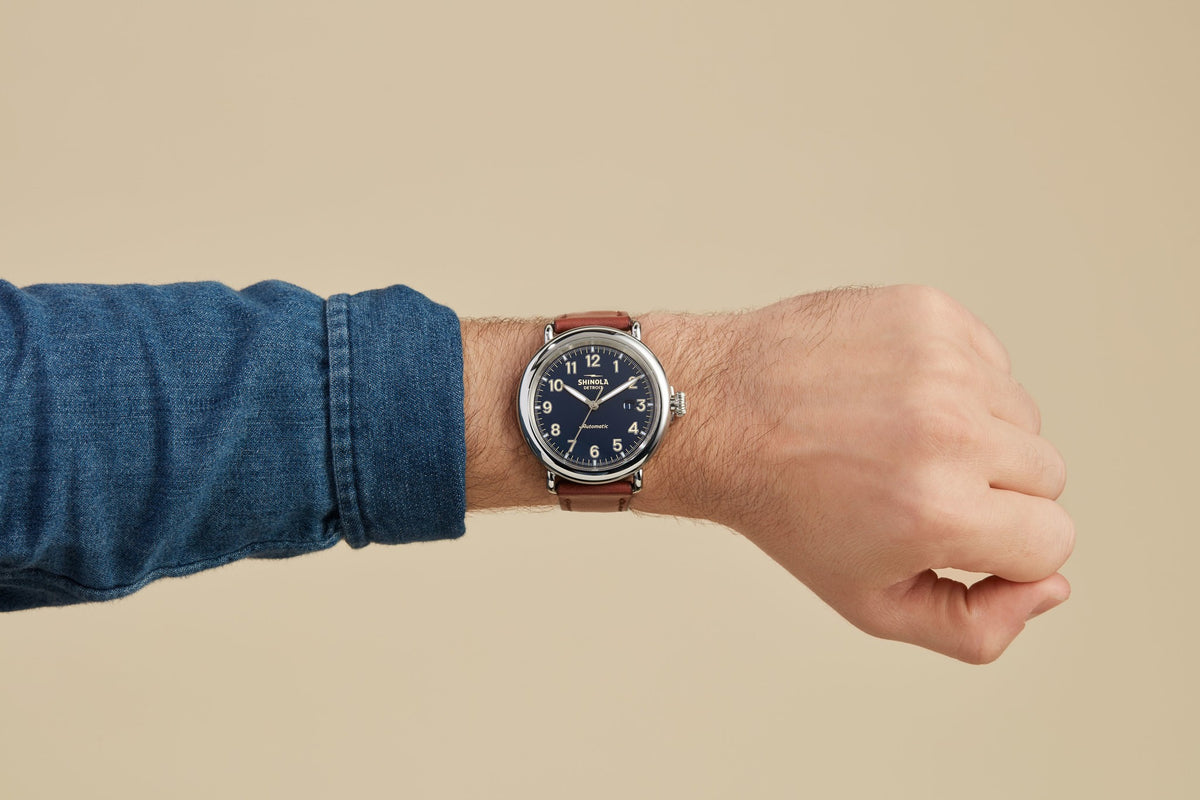 Runwell Automatic Watch - Midnight Blue