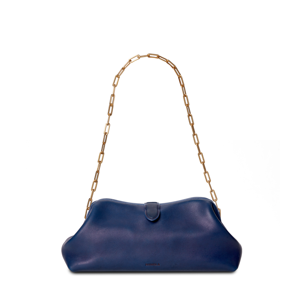 Belle Clutch - Sapphire