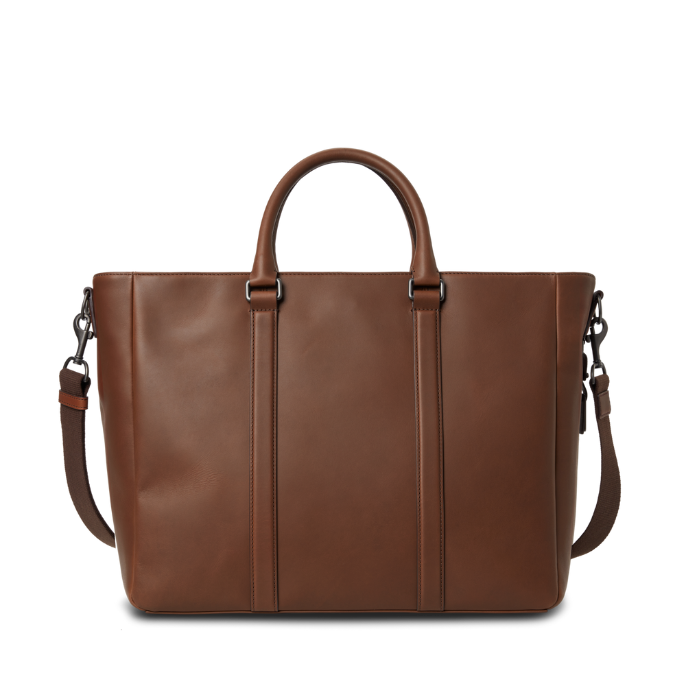 Runwell Zip Brief - Medium Brown
