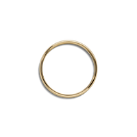2mm Round Yellow Gold Band