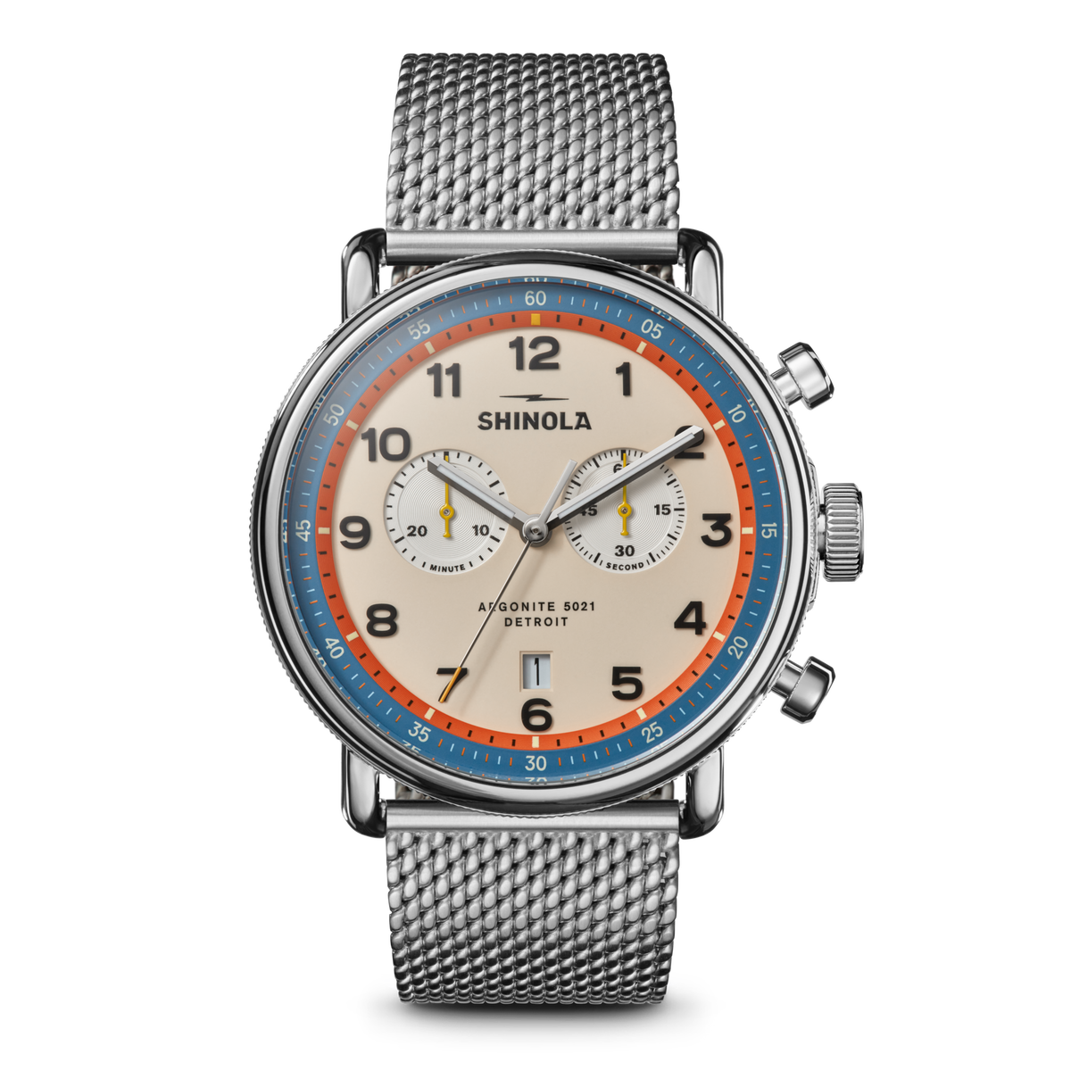 Canfield C56 Chronograph Watch - Cream