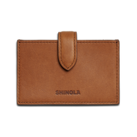 Accordion Card Case - Tan