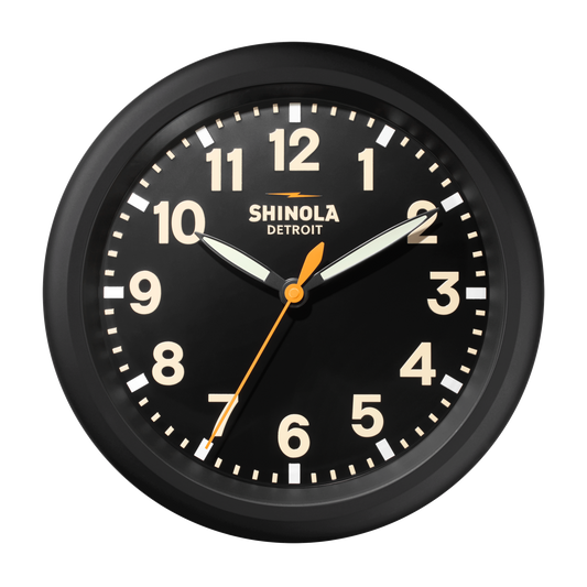 14" Runwell Clock - Black