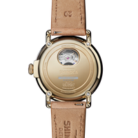 Runwell Automatic Watch - Natural Leather Strap