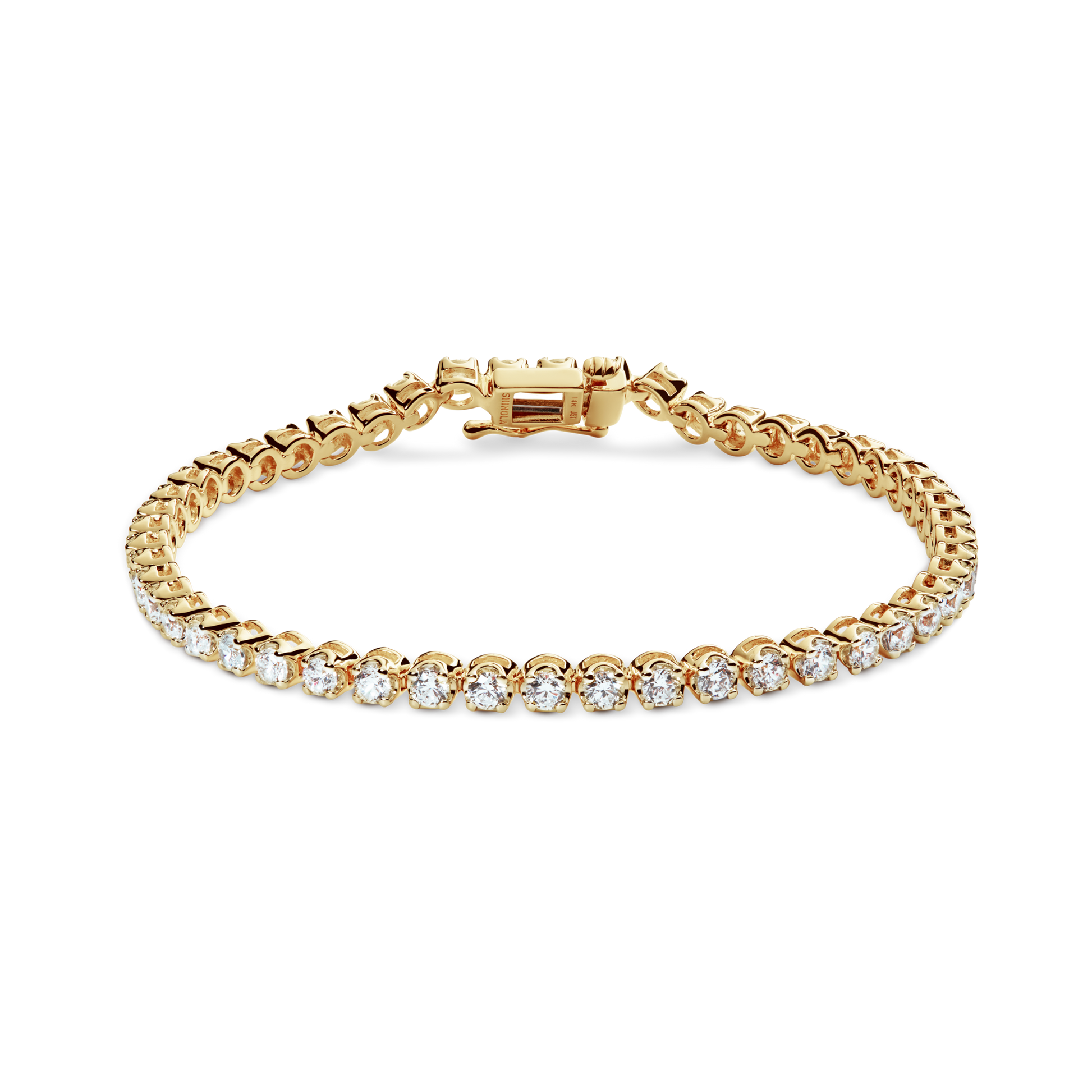 3 Carat Diamond Tennis Bracelet - Yellow Gold