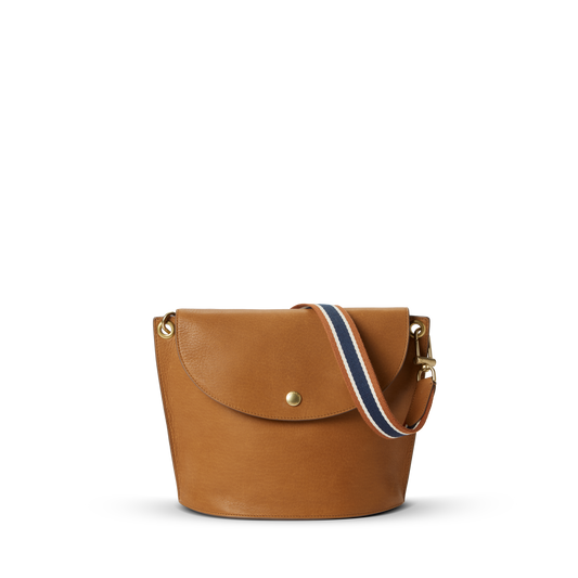 Convertible Birdy Bucket Bag - Tan